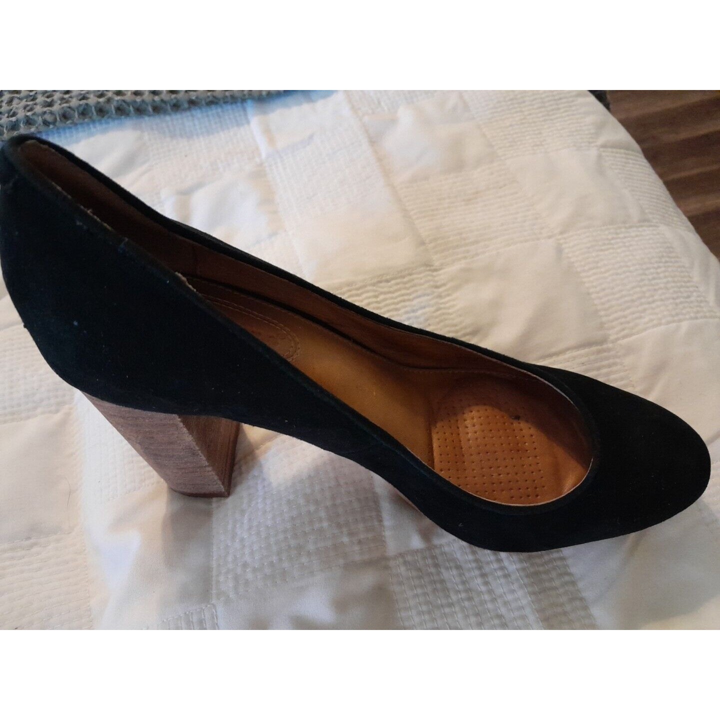 Corso Como 7.5m Women’s Black Suede High Heel Shoes.